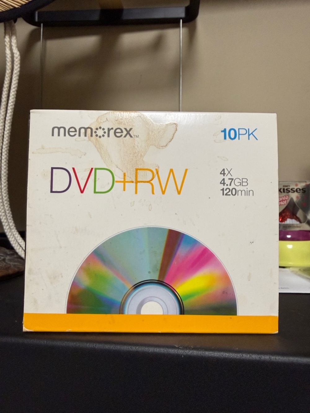 Memorex DVD+RW 10-Pack Rewritable Discs - White
